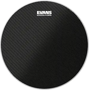 Evans Hybrid Black Marching Snare Drum Head-13 Inch Drumhead Pack (SB13MHB)