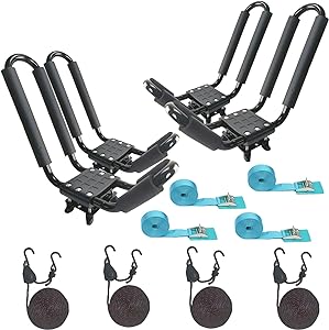 Explore the Best in Outdoor Recreation: Top 3 Picks Featuring 2 Pairs Heavy Duty Kayak Rack